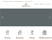 Tablet Screenshot of cappuccino.org.pl